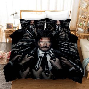 John Wick #14 Duvet Cover Pillowcase Bedding Set Home Bedroom Decor BS0554