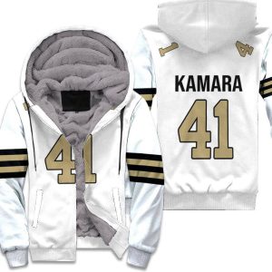 Kamara 41 New Orleans Saints Nfl Unisex Fleece Hoodie