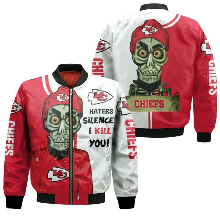 Kansas City Chiefs Haters I Kill You 3D Bomber Jacket