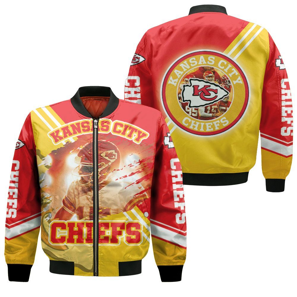 Kansas City Chiefs Patrick Mahomes 15 For Fans Bomber Jacket BBJ1879 ...