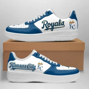 Kansas City Royals Nike Air Force Shoes Unique Baseball Custom Sneakers