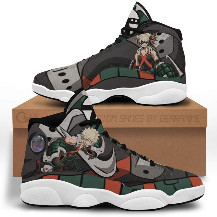 Katsuki Bakugou Shoes My Hero Academia Anime Jordan 13 Sneakers