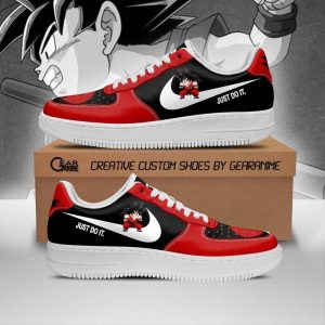 Kid Goku Air Force Sneakers Just Dragon Ball Anime Shoes Do It