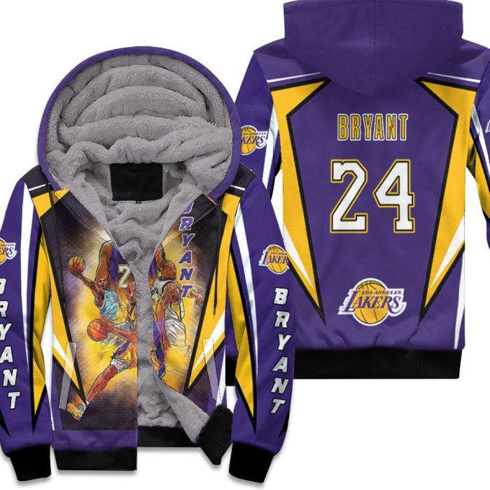 Kobe Bryant Los Angeles Lakers Western Conference Unisex Fleece Hoodie