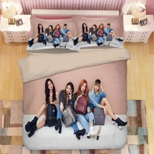 Kpop Blackpink #1 Duvet Cover Pillowcase Bedding Set Home Bedroom Decor BS0634