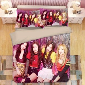 Kpop Blackpink #2 Duvet Cover Pillowcase Bedding Set Home Bedroom Decor BS0307