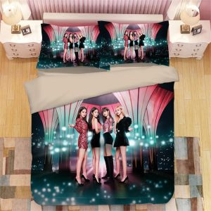 Kpop Blackpink #6 Duvet Cover Pillowcase Bedding Set Home Bedroom Decor BS1422