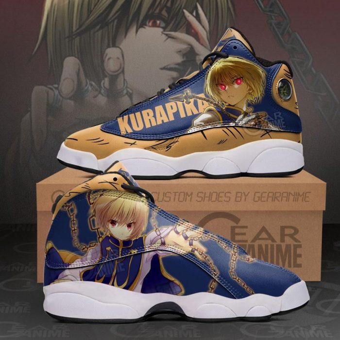 Kurapika Jordan 13 Sneakers Hunter X Hunter Custom Anime Shoes