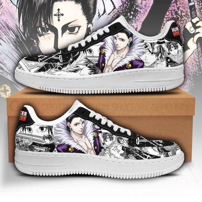 Kuroro Lucifer Air Force Sneakers Custom Hunter X Hunter Anime Shoes Fan Pt05