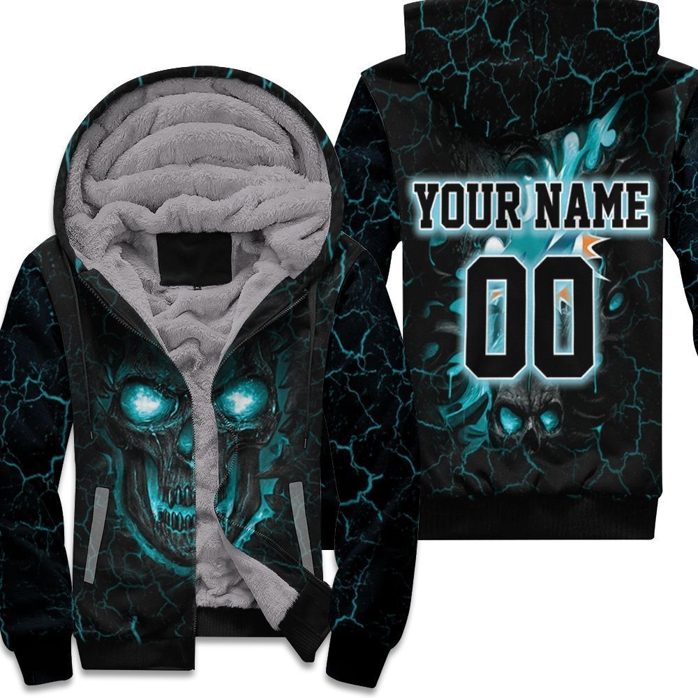 Lava-Skull-Dolphins-3D-Personalized-Unisex-Fleece-Hoodie Lava Skull Dolphins 3D Personalized Unisex Fleece Hoodie