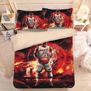 LeBron James #2 Duvet Cover Pillowcase Bedding Set Home Decor
