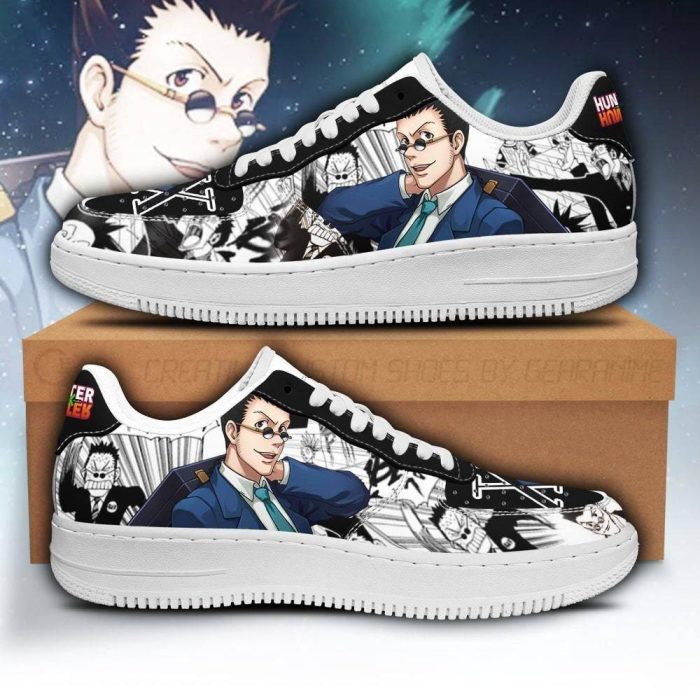 Leorio Air Force Sneakers Custom Hunter X Hunter Anime Shoes Fan Pt05