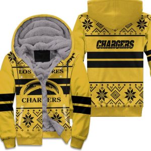 Los Angeles Chargers Light Up Ugly Sweater 3D Hoodie Sweatshirt Unisex Fleece Hoodie