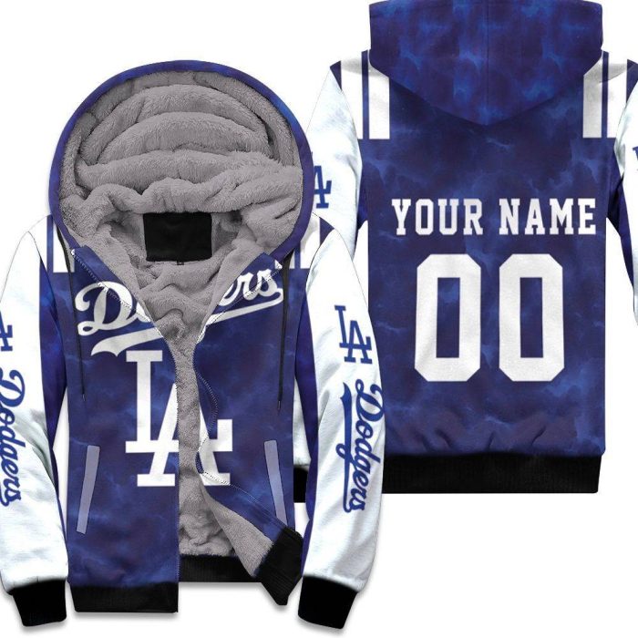 Los Angeles Dodgers Mlb Fan 3D Personalized Unisex Fleece Hoodie