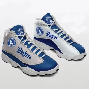 Los Angeles Dodgers Team Air Jordan 13 Custom Sneakers-Los Angeles Dodgers Sneakers