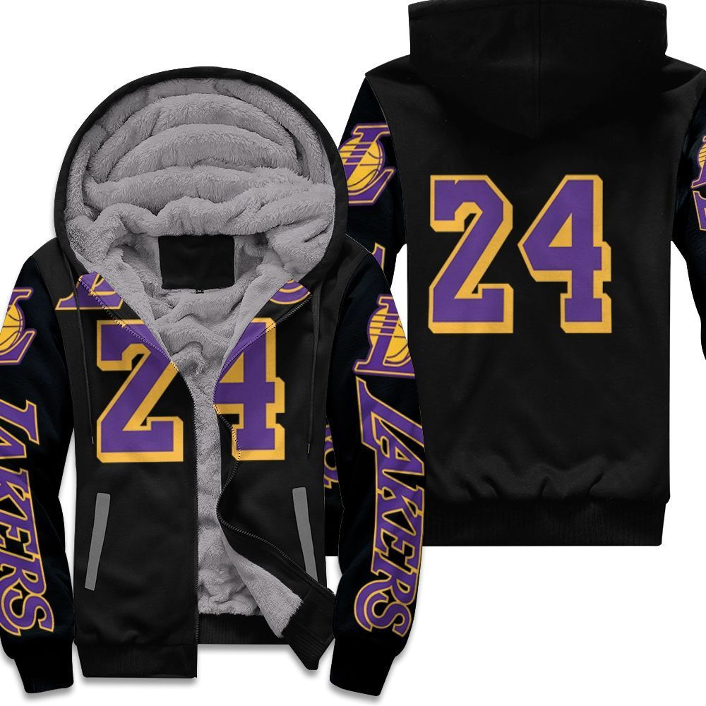 Los-Angeles-Lakers-24-Kobe-Bryants-Inspired-Unisex-Fleece-Hoodie Los Angeles Lakers 24 Kobe Bryants Inspired Unisex Fleece Hoodie