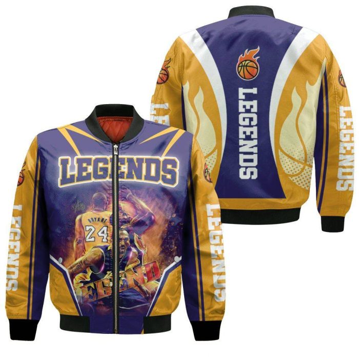 Los Angeles Lakers Legend Kobe Bryant Bomber Jacket