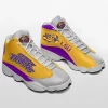 Lsu Tigers Air Jordan 13 Custom Sneakers Football Team Sneakers