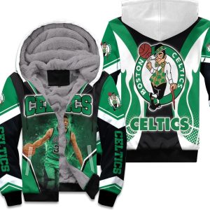 Marcus Smart 36 Boston Celtics Wallpapers Unisex Fleece Hoodie