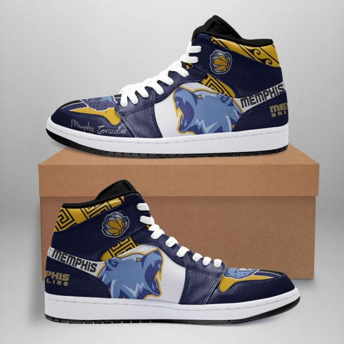 Memphis Grizzlies Air Jordan 1 Sport Custom Sneakers