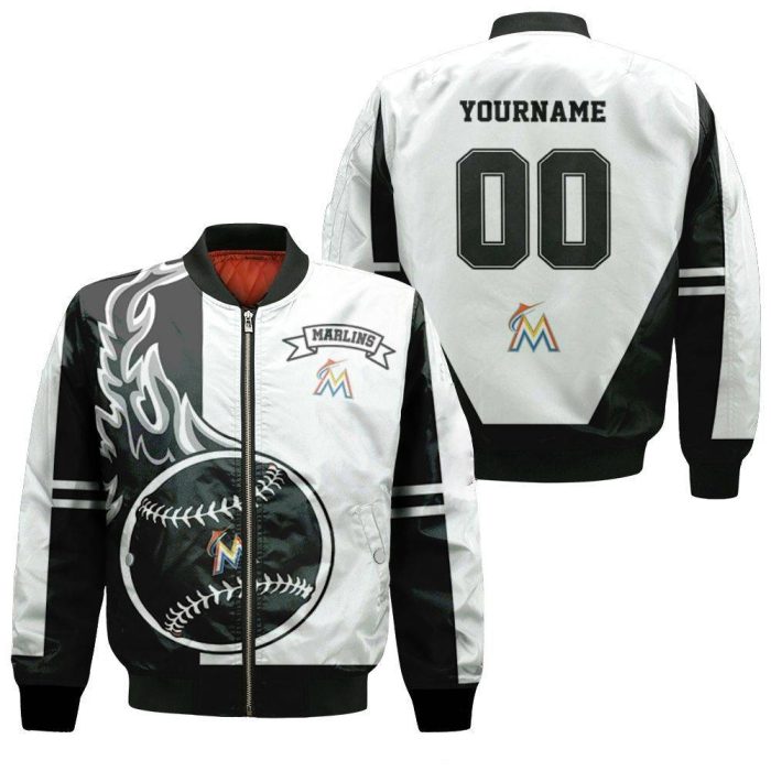 Miami Marlins 3D Bomber Jacket