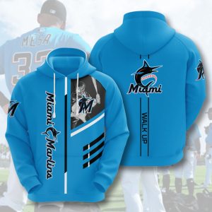 Miami Marlins 3D Hoodie