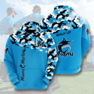 Miami Marlins 3D Hoodie