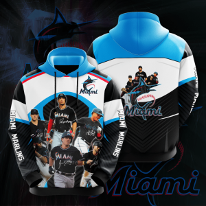 Miami Marlins 3D Hoodie