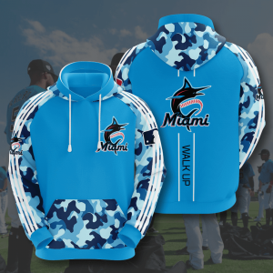 Miami Marlins 3D Hoodie