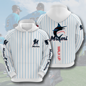 Miami Marlins 3D Hoodie