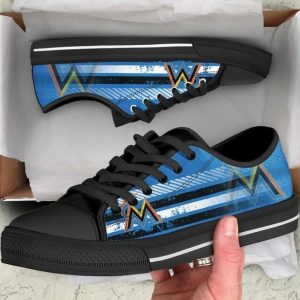 Miami Marlins MLB Baseball Low Top Sneakers Low Top Shoes