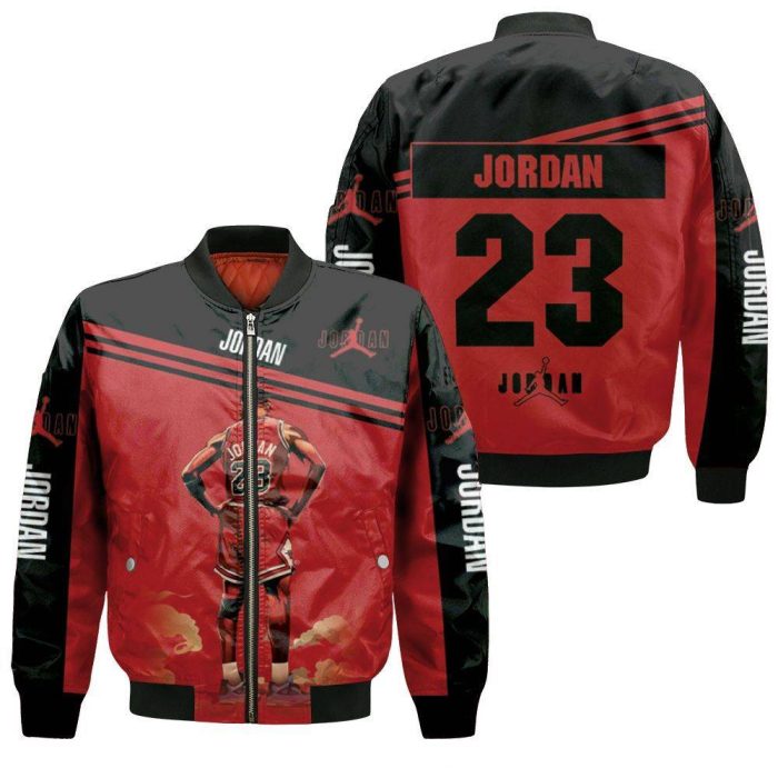 Michael Jordan 23 Chicago Bulls Standings Bomber Jacket