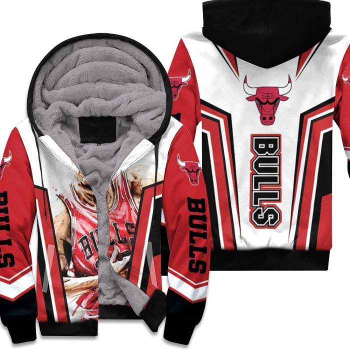 Michael Jordan Chicago Bulls Nba Unisex Fleece Hoodie