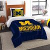 Michigan Wolverines Bedding Set - 1 Duvet Cover & 2 Pillow Cases