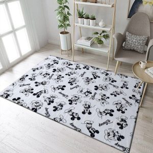 Mickey Mouse Disney 7 Area Rug Living Room Rug Home Decor Floor Decor