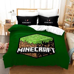 Minecraft #14 Duvet Cover Pillowcase Bedding Set Home Bedroom Decor BS0704