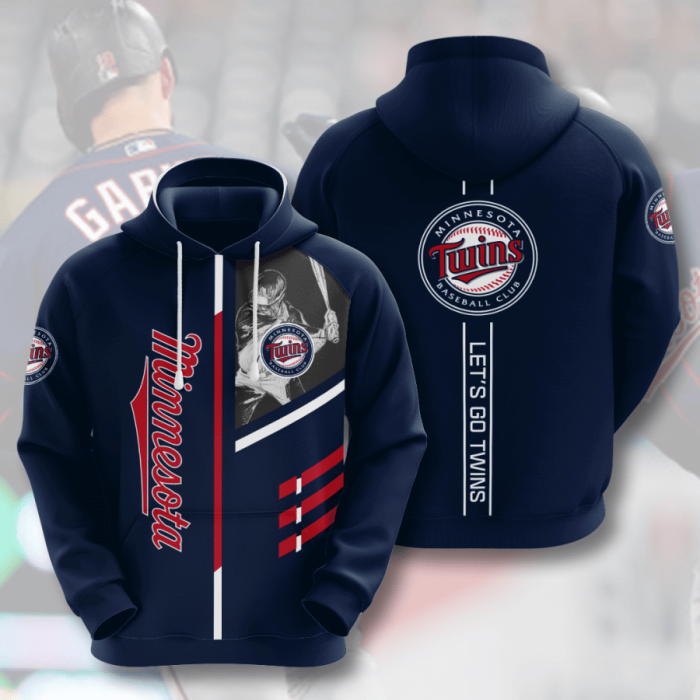 Minnesota Twins 3D Hoodie