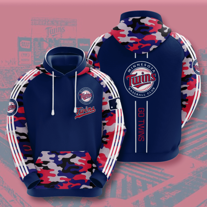 Minnesota Twins 3D Hoodie