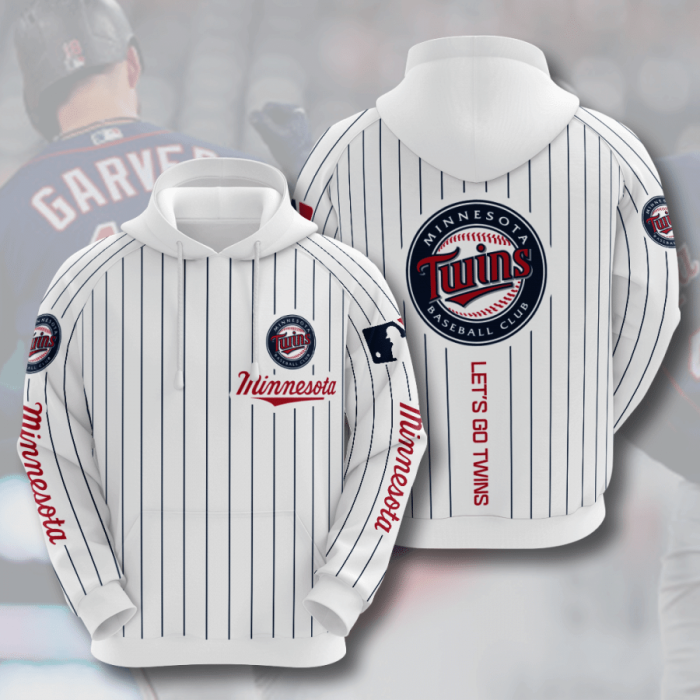 Minnesota Twins 3D Hoodie