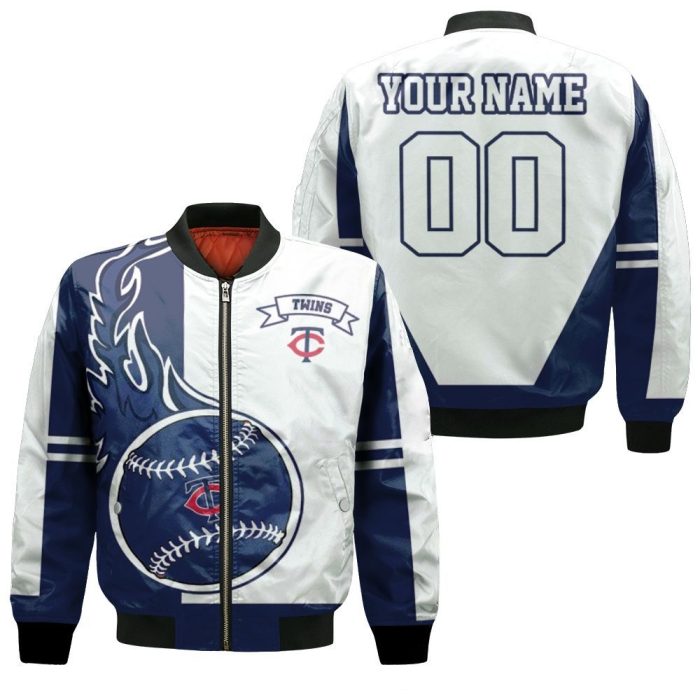 Minnesota Twins 3D Personalized Bomber Jacket