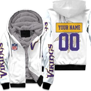 Minnesota Vikings Nfl Bomber Jacket 3D Personalized 1 Unisex Fleece Hoodie