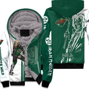 Minnesota Wild And Zombie For Fans Unisex Fleece Hoodie