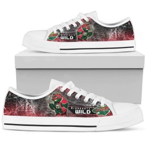 Minnesota Wild NHL Hockey 3 Low Top Sneakers Low Top Shoes