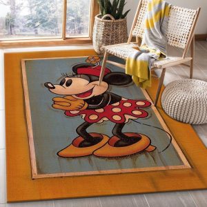 Minnie Mouse Disney 13 Area Rug Living Room And Bed Room Rug Christmas