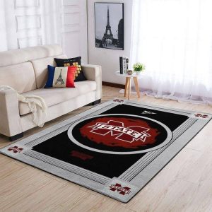 Mississippi State Bulldogs NCAA Team Logo Nice Gift Home Decor Rectangle Area Rug R1271