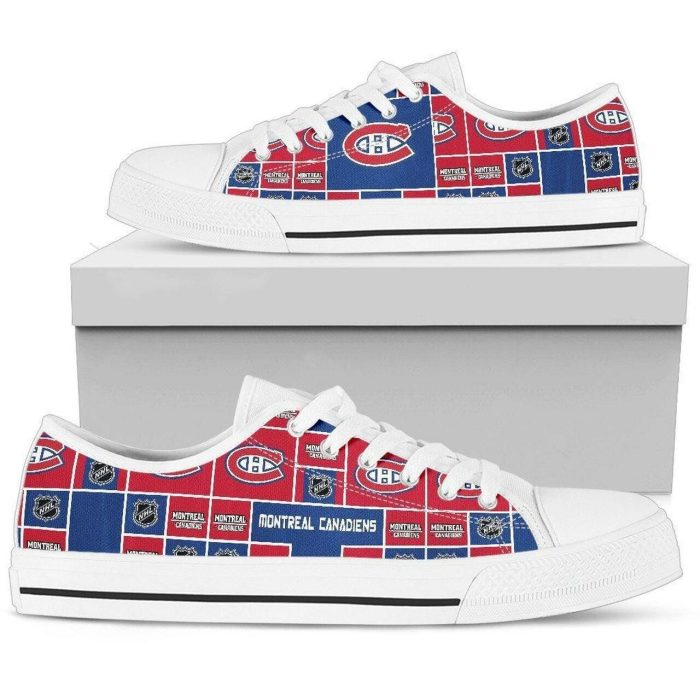 Montreal Canadiens NHL Hockey 3 Low Top Sneakers Low Top Shoes