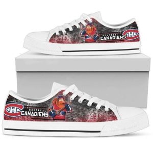 Montreal Canadiens NHL Hockey 4 Low Top Sneakers Low Top Shoes