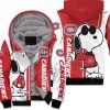 Montreal Canadiens Snoopy Lover 3D Printed Unisex Fleece Hoodie