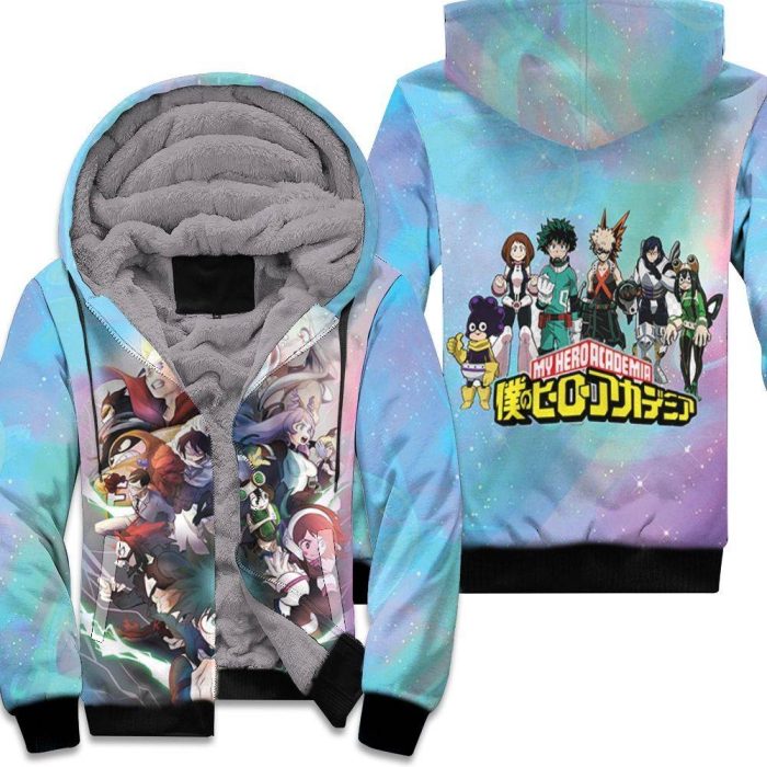 My Hero Academia All Main Characters For Japanese Fan Unisex Fleece Hoodie