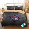 NBA Phoenix Suns 2 Logo 3D Duvet Cover Bedding Sets N